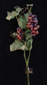 TLV401   TC012216-GR50/51   Ветка с виноградными гроздями, цвет №1