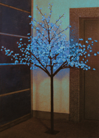 60523Blue/tln206   Яблоня Цветущая 800диодов,  250см, голубое  Светящиеся дерево