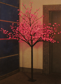 60523Pink/tln206   Яблоня Цветущая 800диодов,  250см, розовое  Светящиеся дерево