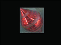 TLN574RED    L507701ASRED    Фигура Большая капля с блеском, L=30см красный  Декорация